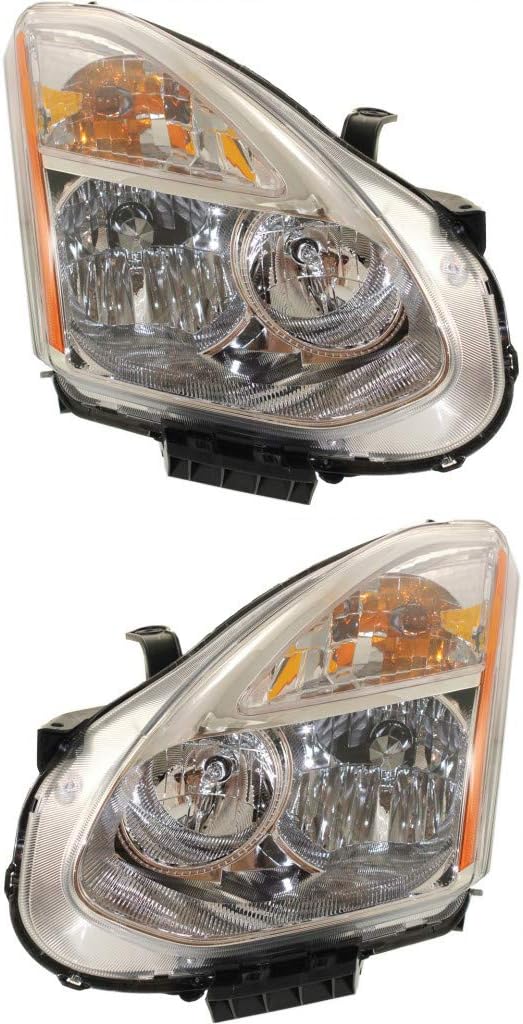 Nissan Rogue Headlight Assembly 2009 2010 Driver Side Halogen D979625