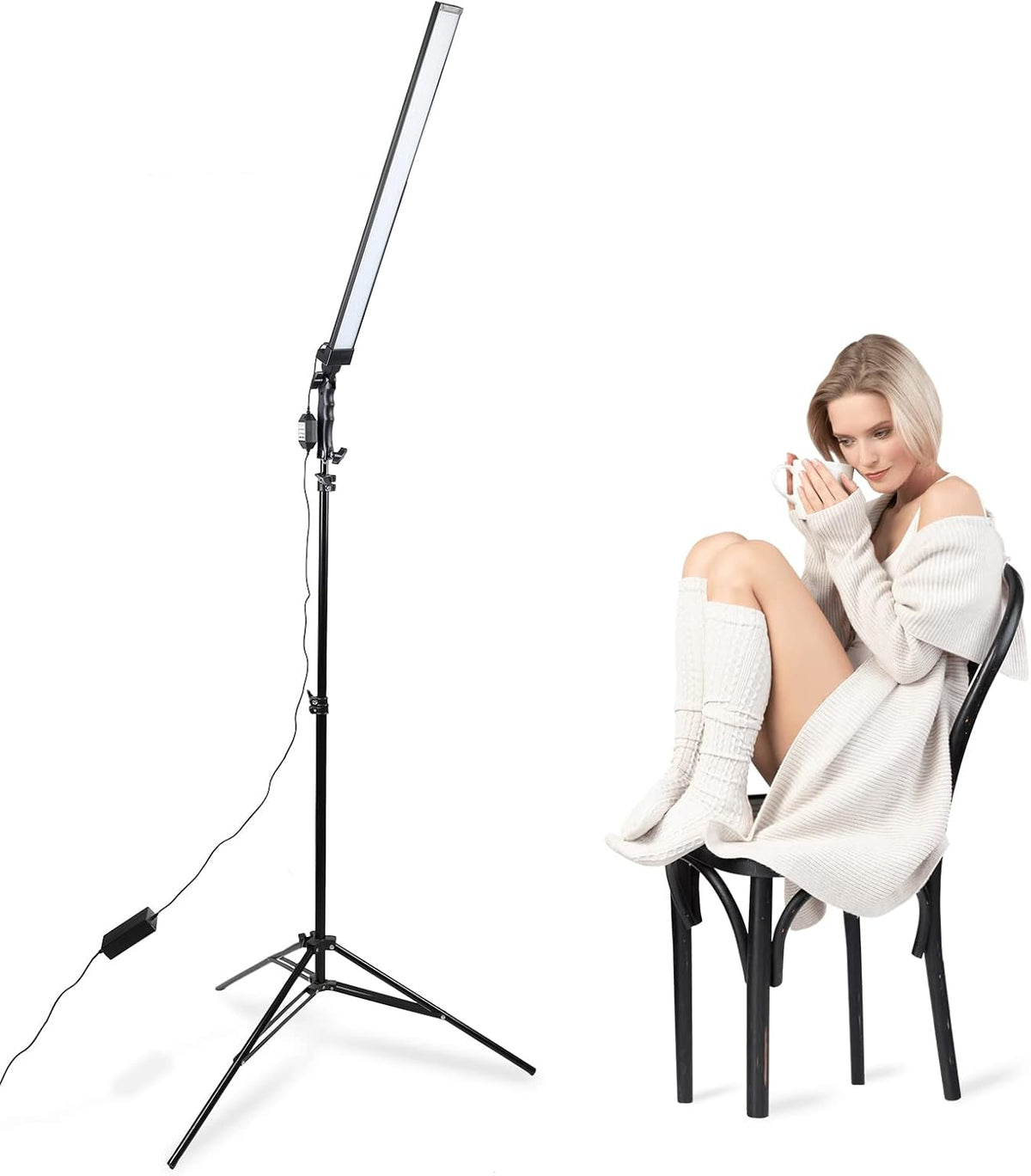 36w Dimmable LED Video Handheld Lights Photography Studio Continuous Output Lighting Kit with Tripod Stand P3619