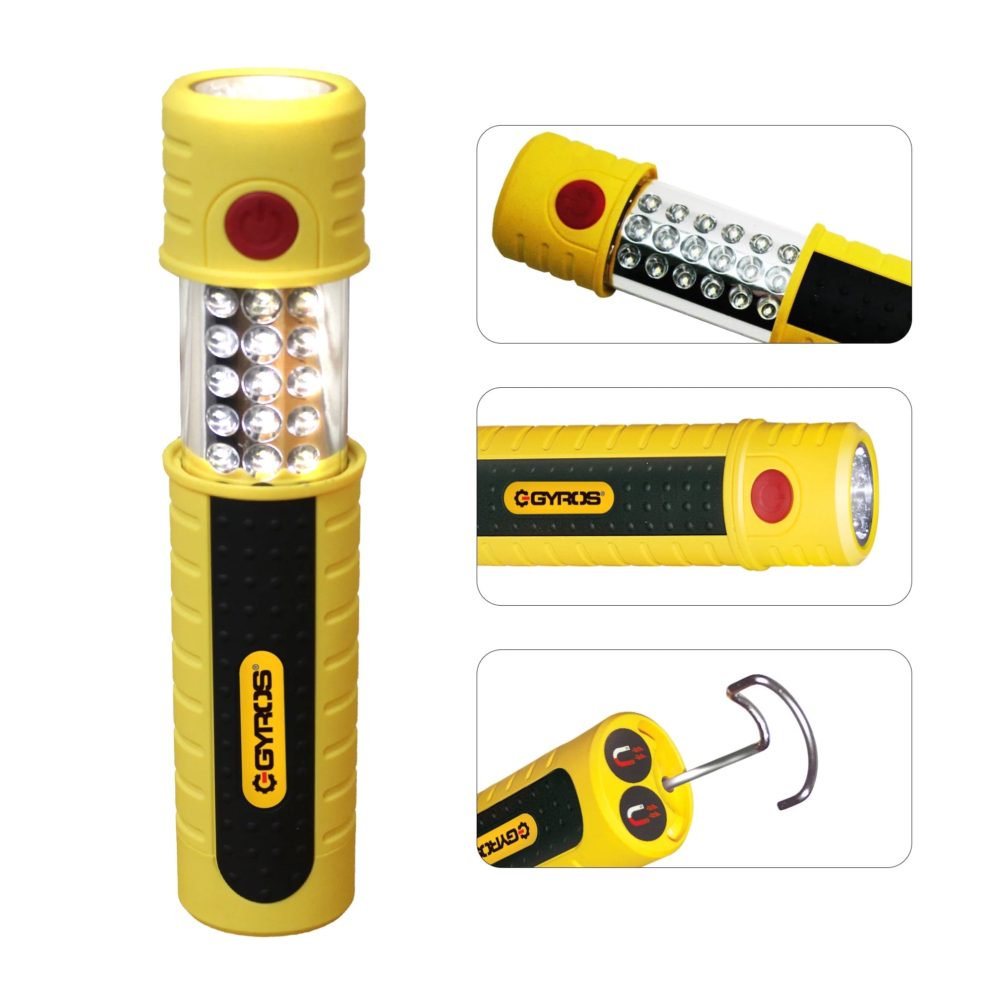 Rechargeable Handheld Work Light with Magnetic Base and Hanging Hook R532733