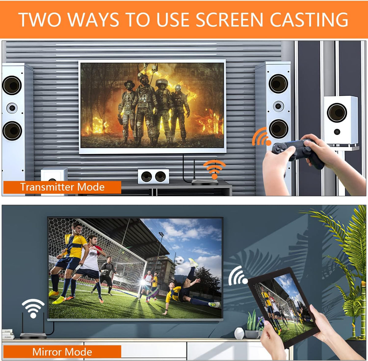 Wireless HDMI Transmitter and Receiver 4K@30Hz N282899