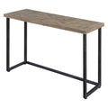 Parquet Console Table Natural/Black C8192