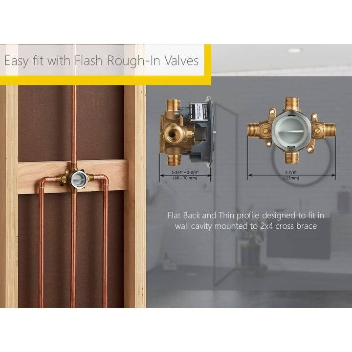 Polished Chrome Tub and Shower Trim Kit with Cartridge V253167