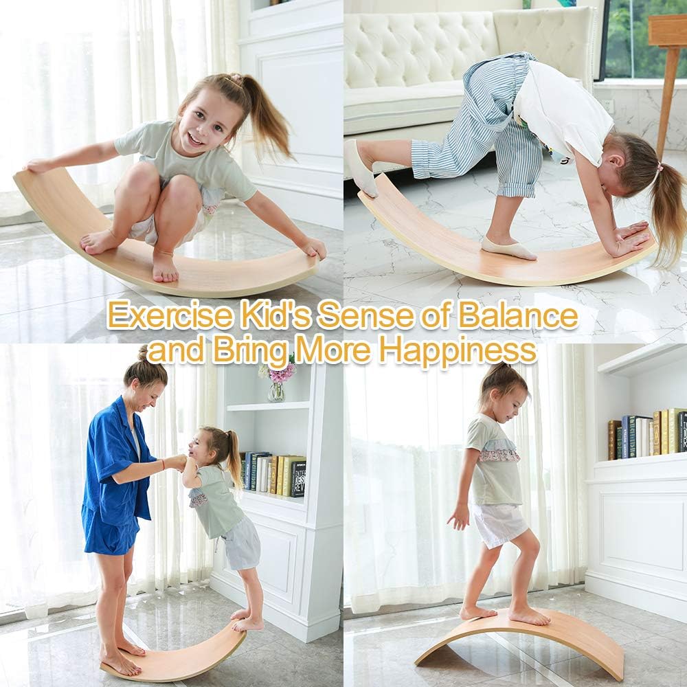 Natural Wood Balance Board 35 Inch Z7452