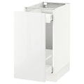 White Base Cabinet with Pull-Out Storage U763
