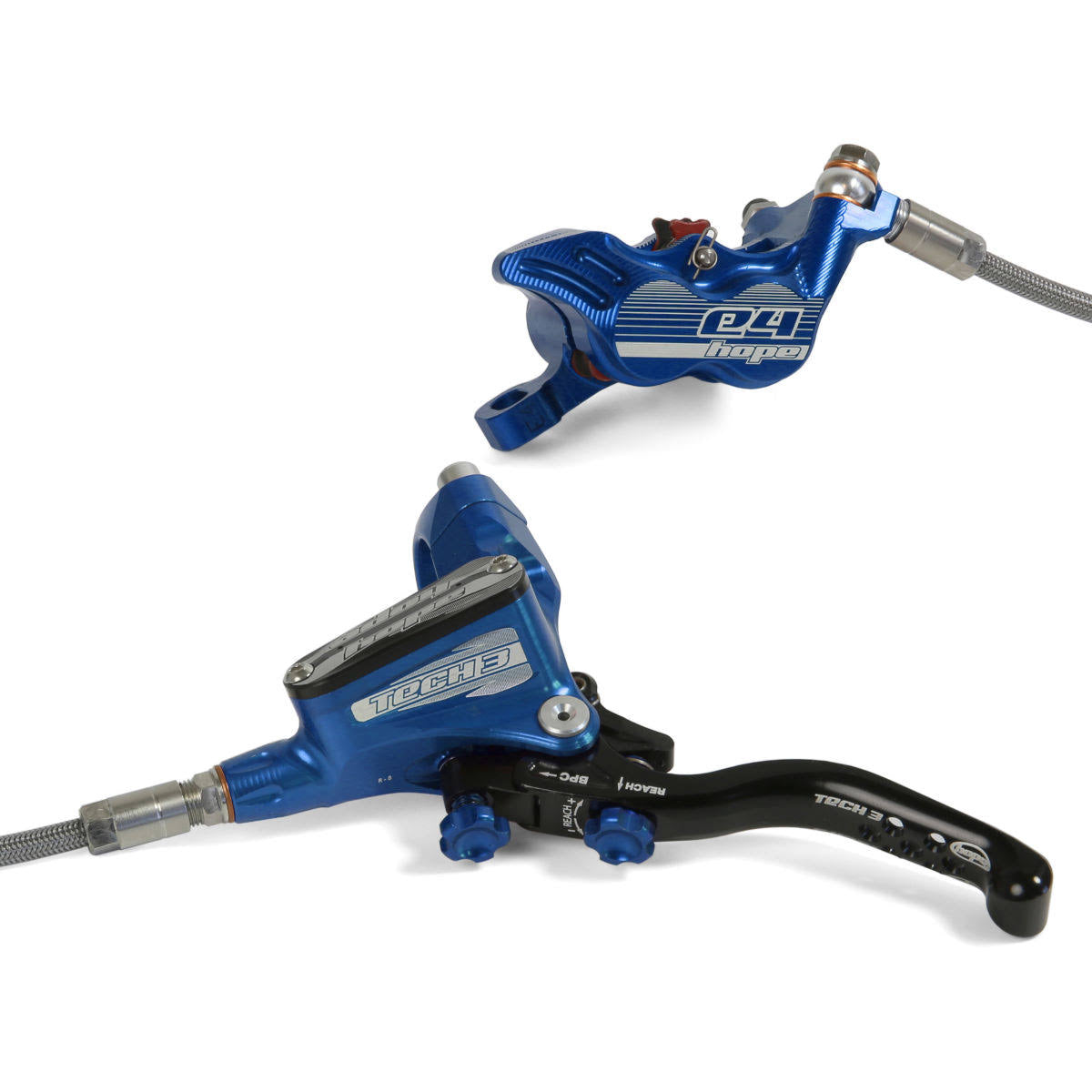 Blue Braided Rear Disc Brake K6115