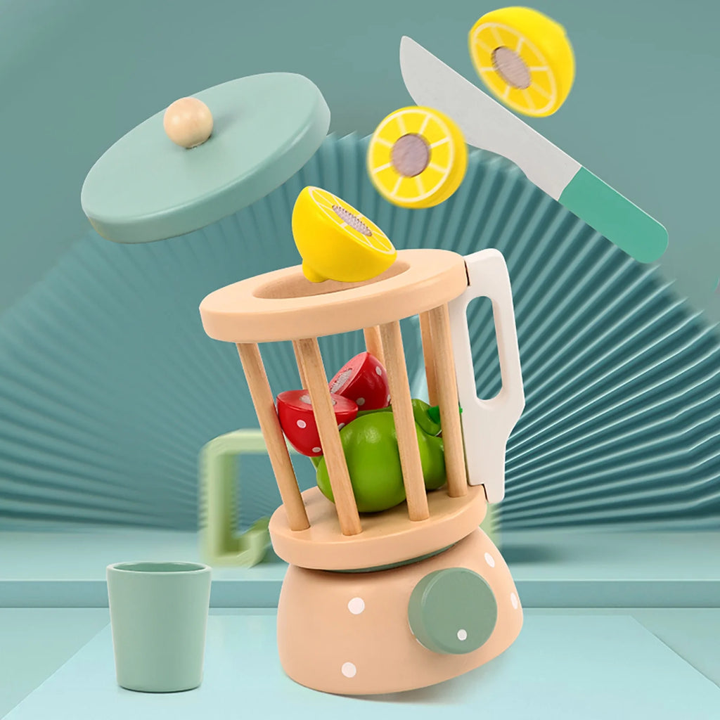 Montessori Wooden Toy Blender Juicer and Smoothie Maker P5197