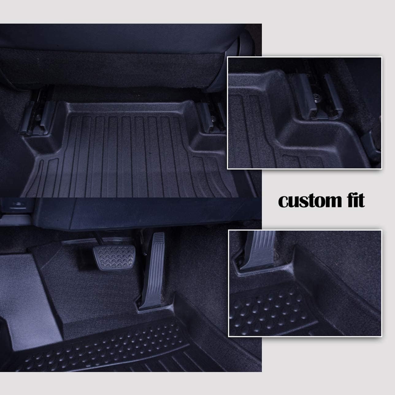 Black All Weather Car Floor Mats N947335