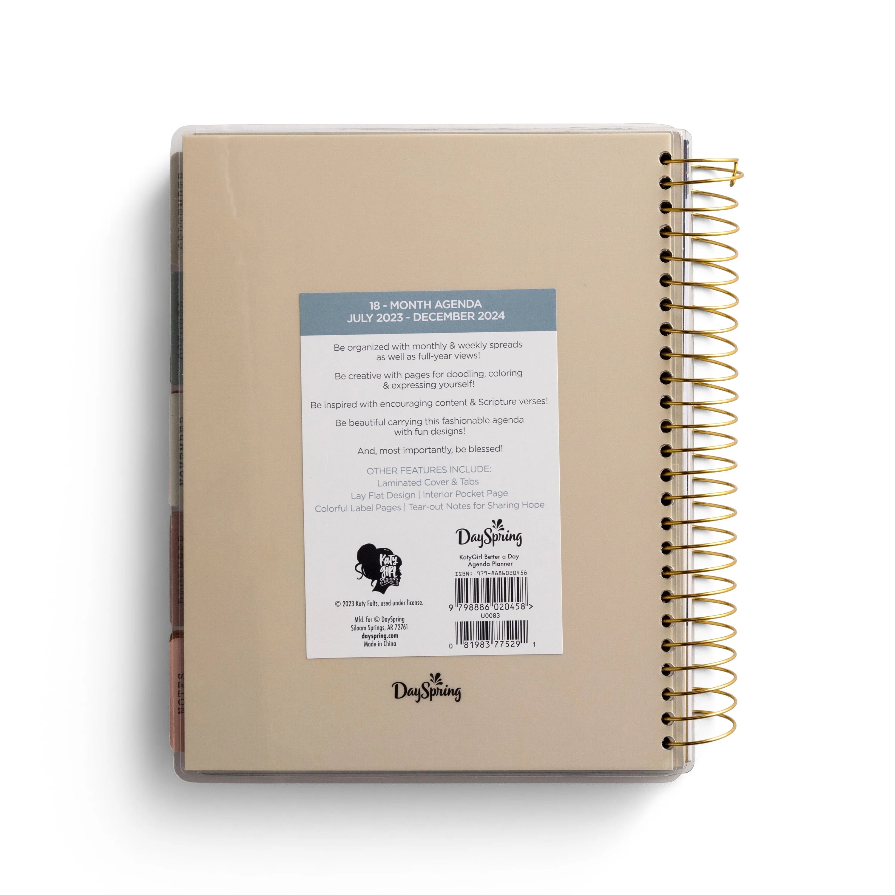 18 Month Devotional Planner (Spiral Bound) Z400361