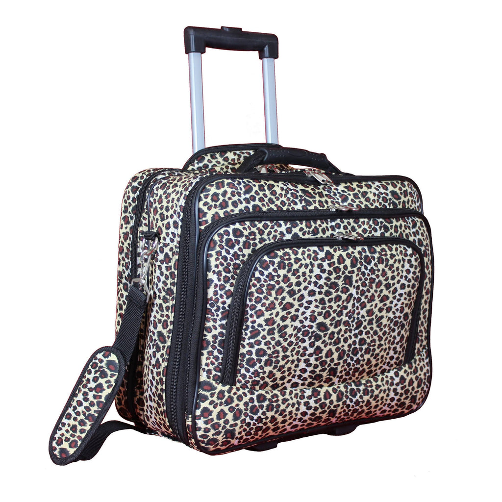 Leopard Rolling 17-inch Laptop Case P26214