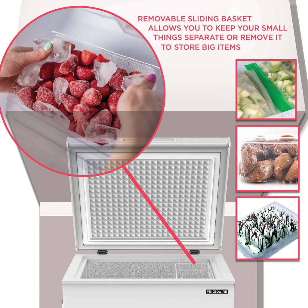 White 7.0 Cu. ft. Chest Freezer U555656