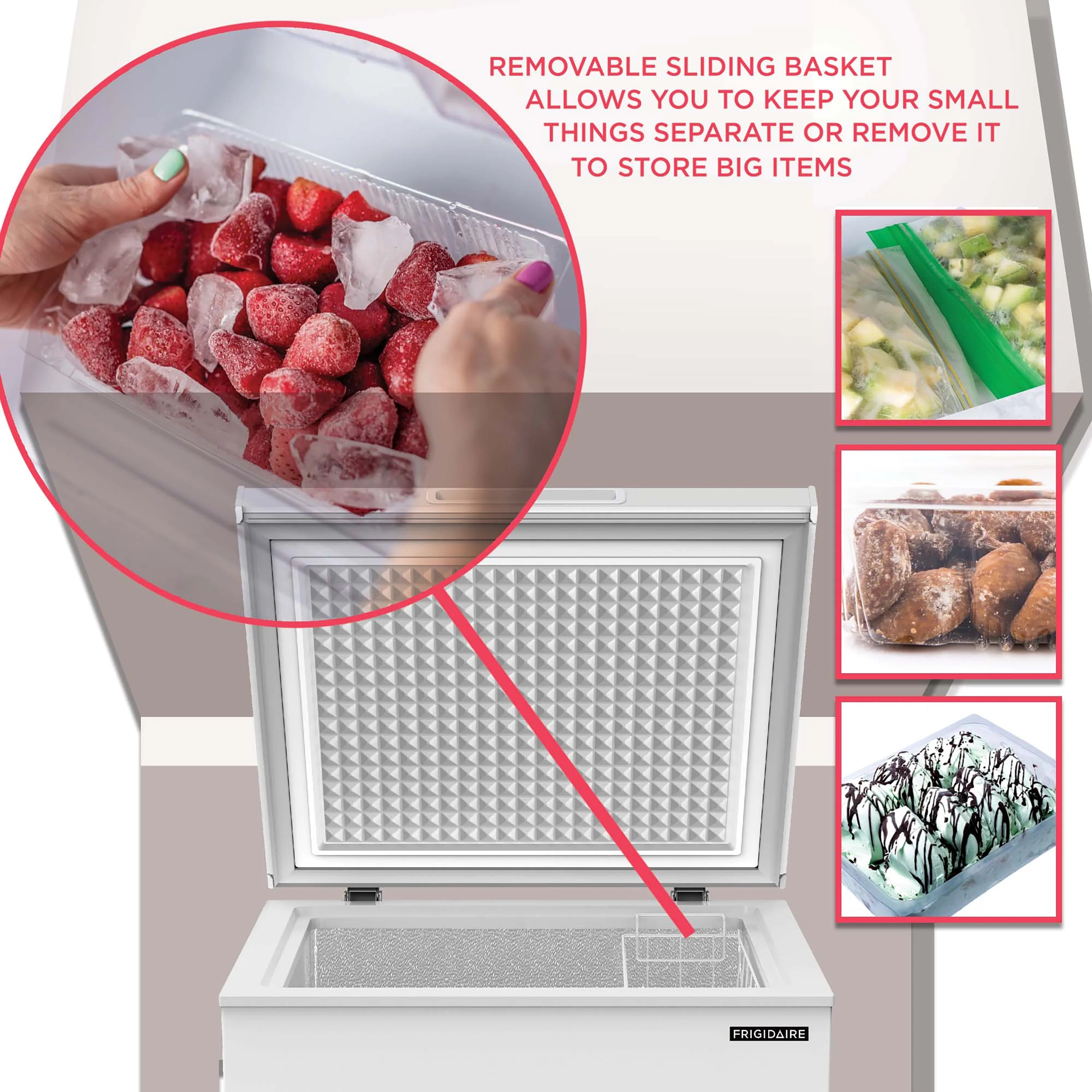 White 7.0 Cu. ft. Chest Freezer U555656