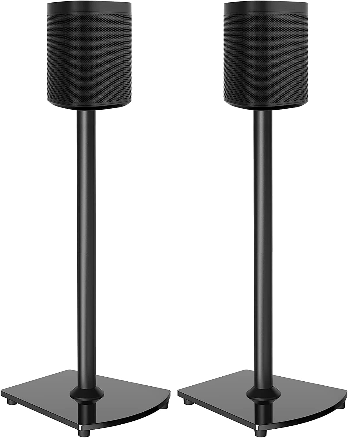 Black Heavy Duty Floor Speaker Stands X696625