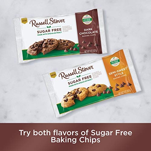 Sugar Free Dark Chocolate Baking Chips, 8 ounce L353241
