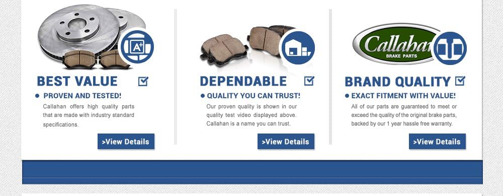 Front Brake Disc Rotors and Metallic Brake Pads O105126
