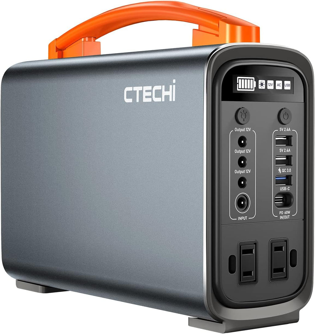 Portable Power Station 200W 240Wh LiFePO4 Battery Backup Solar Generator Z45892