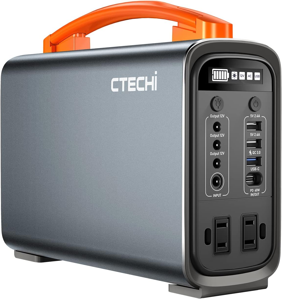 Portable Power Station 200W 240Wh LiFePO4 Battery Backup Solar Generator Z45892