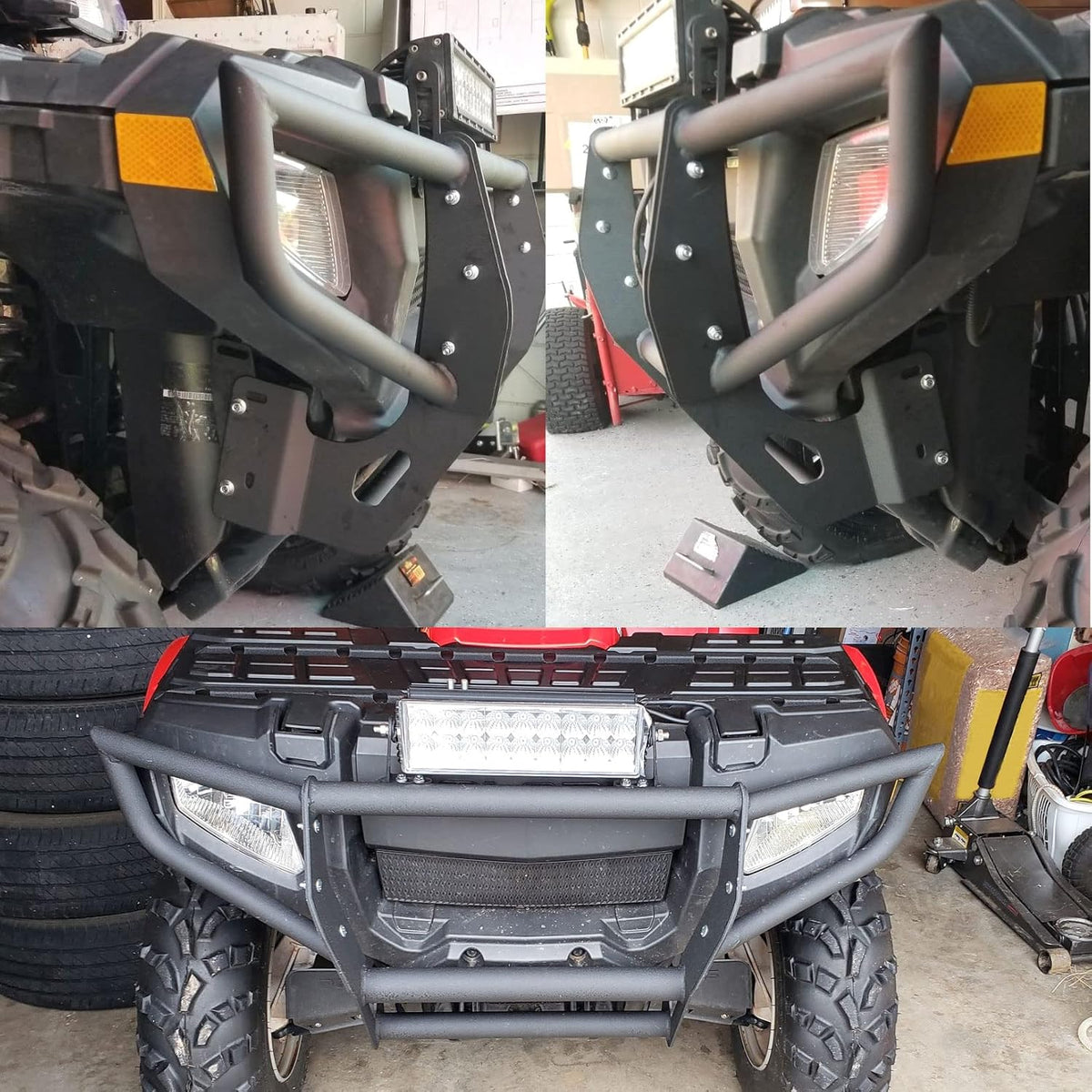 Front Bumper Brush Guard for Polaris Sportsman 450 500 HO 600 700 Twin 800 EFI A295