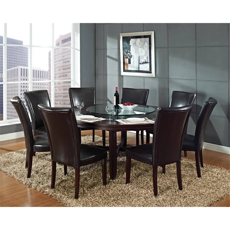 Round Lazy Susan Tempered Glass N2535