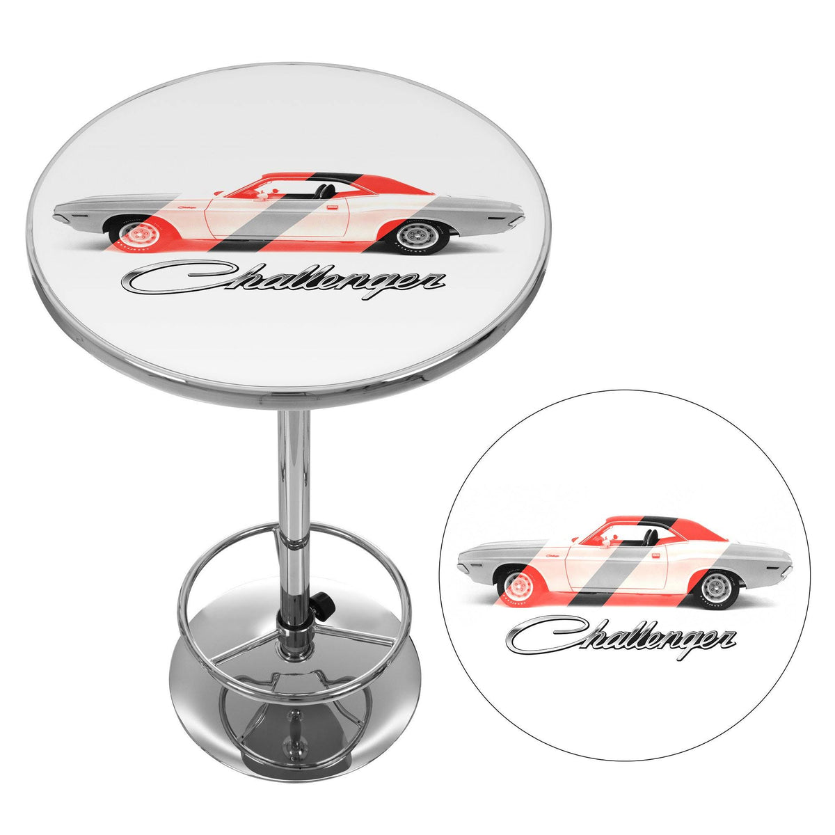 Chrome Pub Table C526002