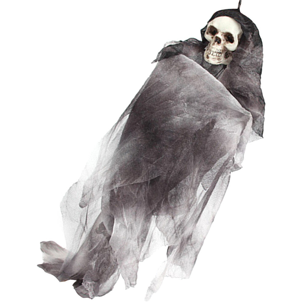 Halloween Scary Skull Doll Decoration Prop (Grey) O343232
