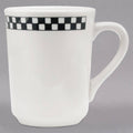 Black Checkers 8.25 oz. Mug M407649