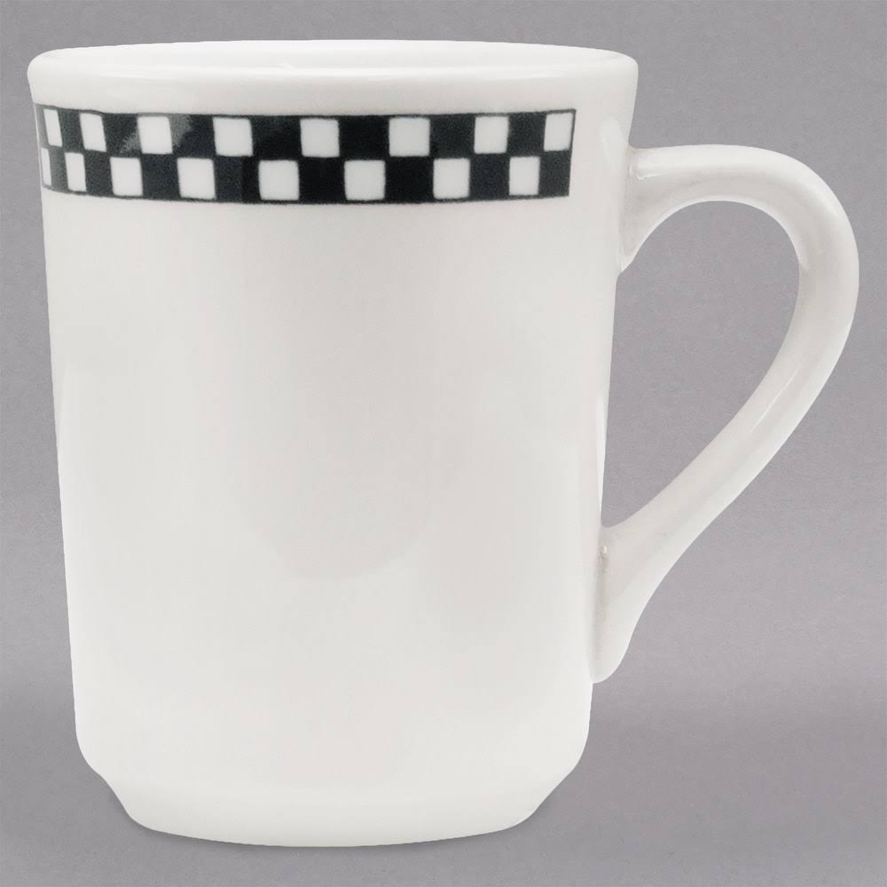Black Checkers 8.25 oz. Mug M407649