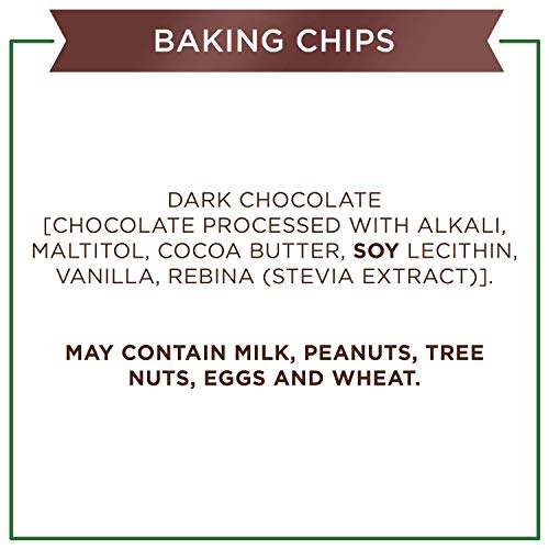 Sugar Free Dark Chocolate Baking Chips, 8 ounce L353241