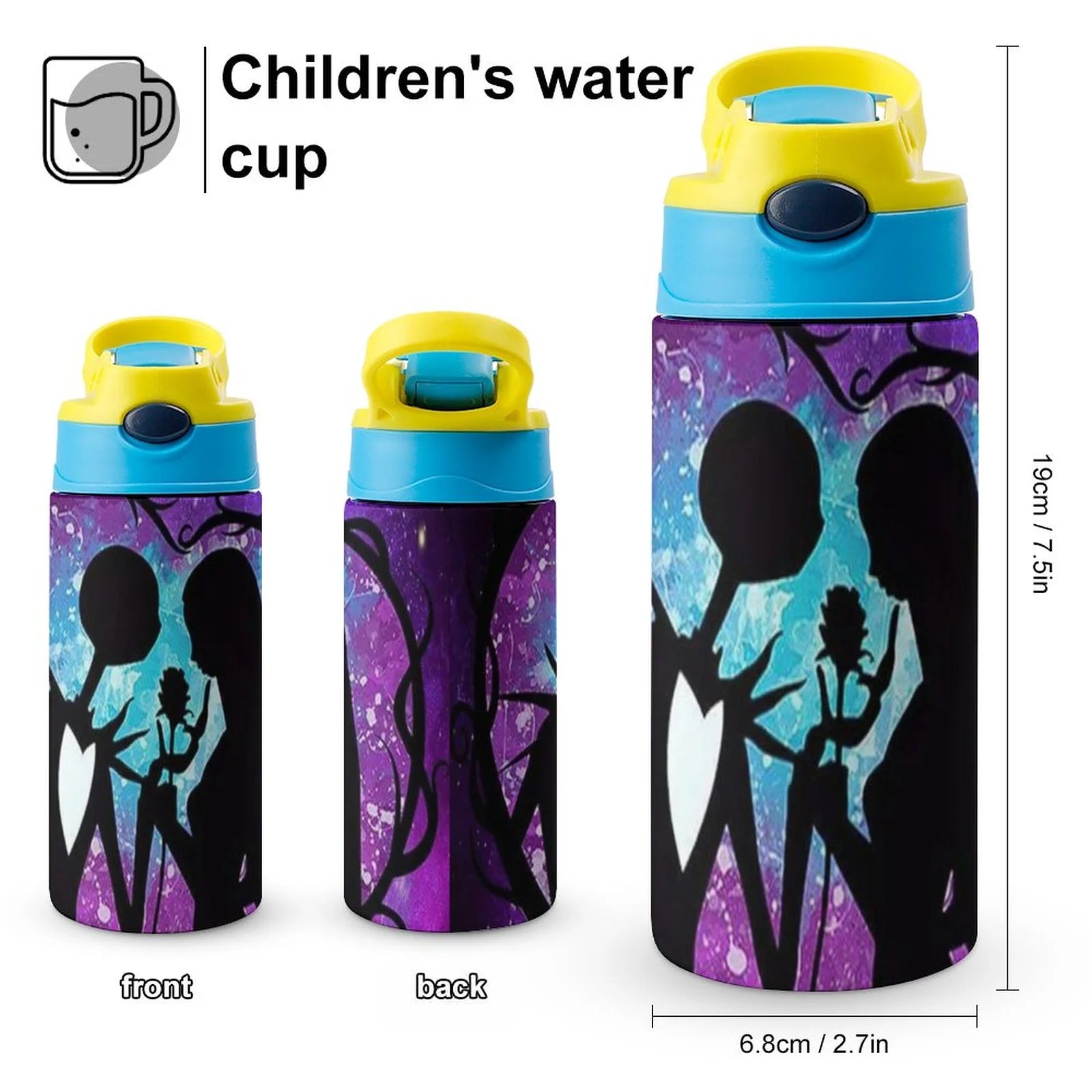 Insulated Stainless Steel Water Bottle With Straw F609860