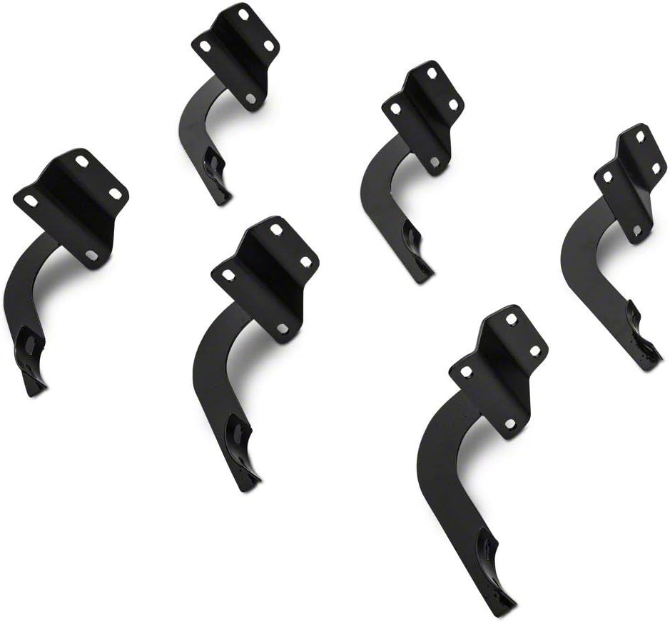 Black Oval Bent End Side Step Bars O884678