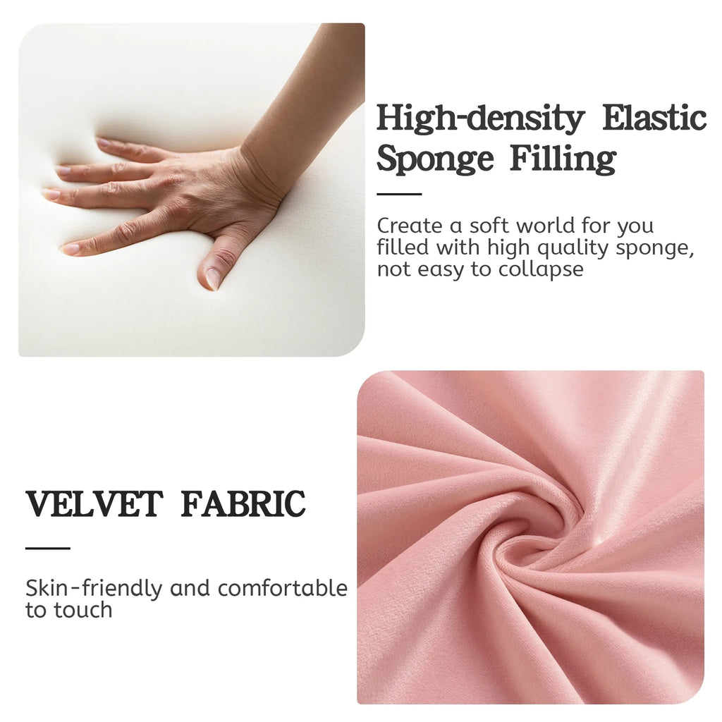 Pink Velvet Upholstered Accent Chair I999105