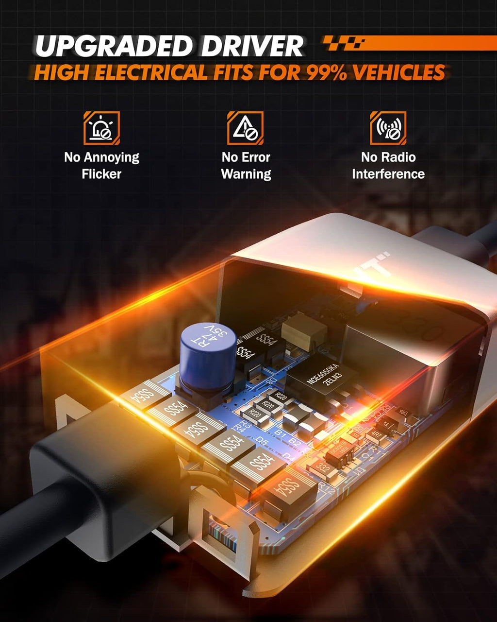 H11/H8/H9 LED Bulbs, 20000LM 100W, Pack of 2 M176