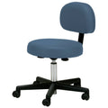 Pneumatic Massage Rolling Stool with Backrest K649010