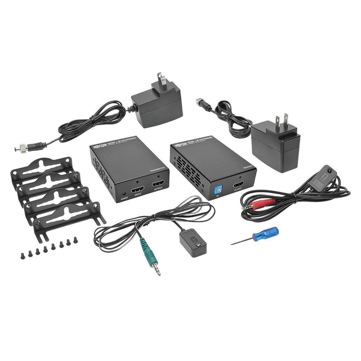 HDMI Over Cat5-Cat6 Extender Kit, Power Over Cable, 1080p 60 Hz B374918