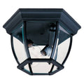 Black Cast Aluminum Outdoor Ceiling Light E58626