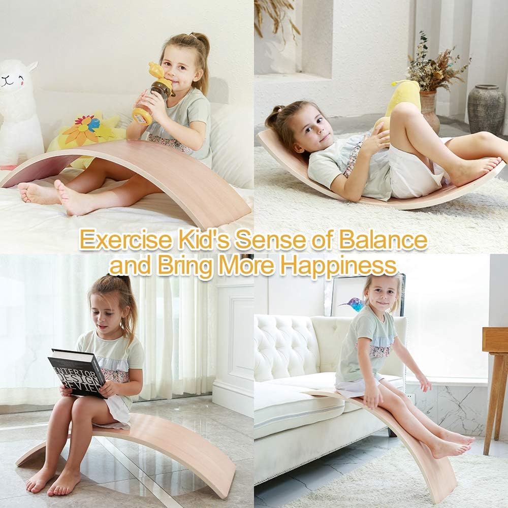 Natural Wood Balance Board 35 Inch Z7452