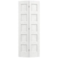 White Paint Smooth Hollow Core Molded Composite Interior Closet Bi-Fold Door O8852