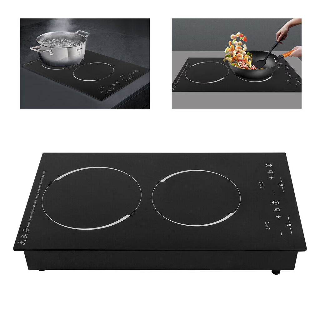 Double Induction Cooktop with 2 Burner Independent Control 1200W+1100W G425