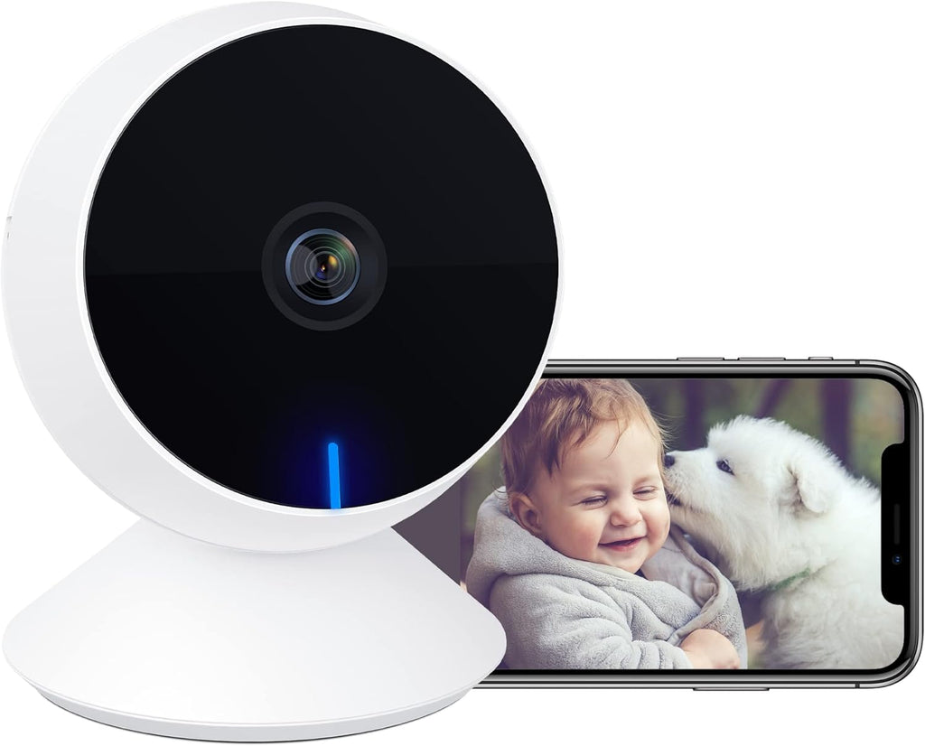 White 1080P FHD Security Camera with Night Vision, Pack of 2 N632820