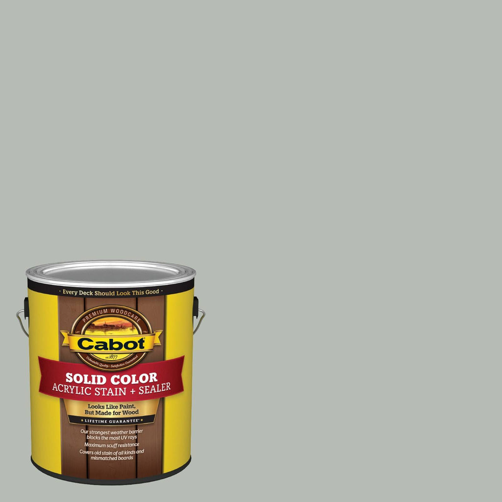 Pre-Tinted Solid Exterior Wood Stain and Sealer (1-Gallon) W306080