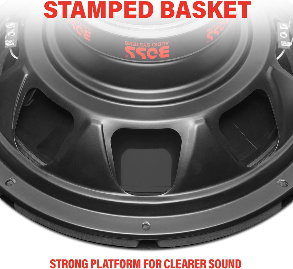 12 Inch Car Subwoofer, 1200 Watts, Dual 4 Ohm Voice Coil, Pack of 2 B7629