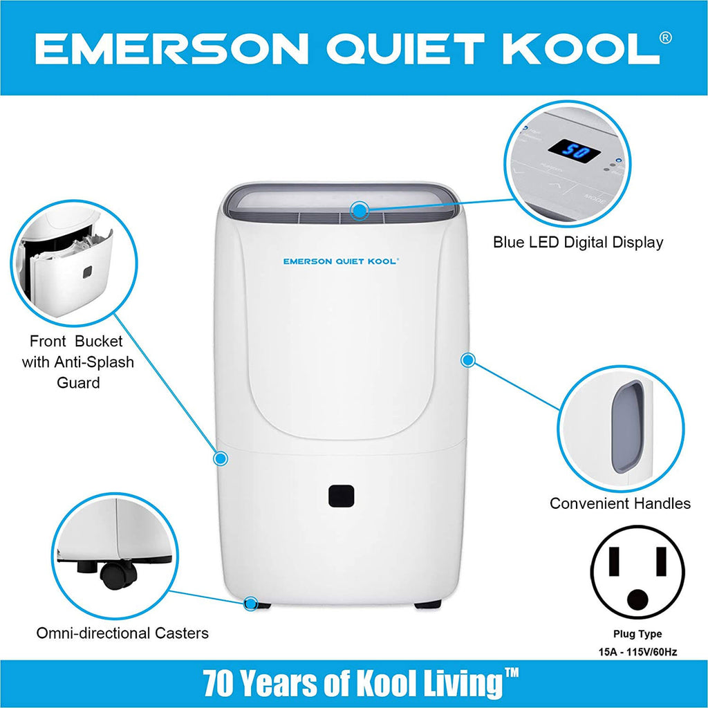 50 Pint Portable Home Dehumidifier A183483
