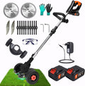 21V Electric Cordless Weed Wacker with 2Pcs 4000mAh Battery L96881