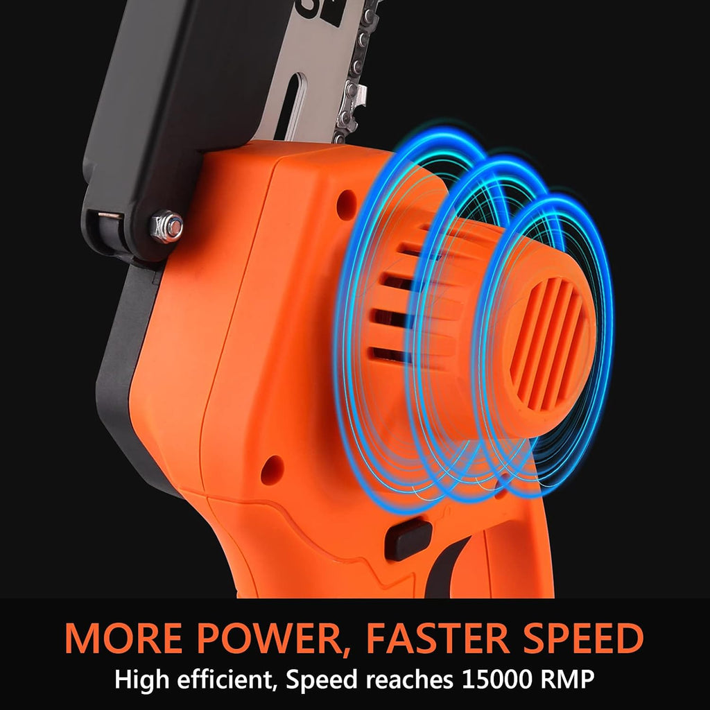 Mini Chainsaw 6 Inch, Cordless 21V Chainsaw, Pack of 2 G3977