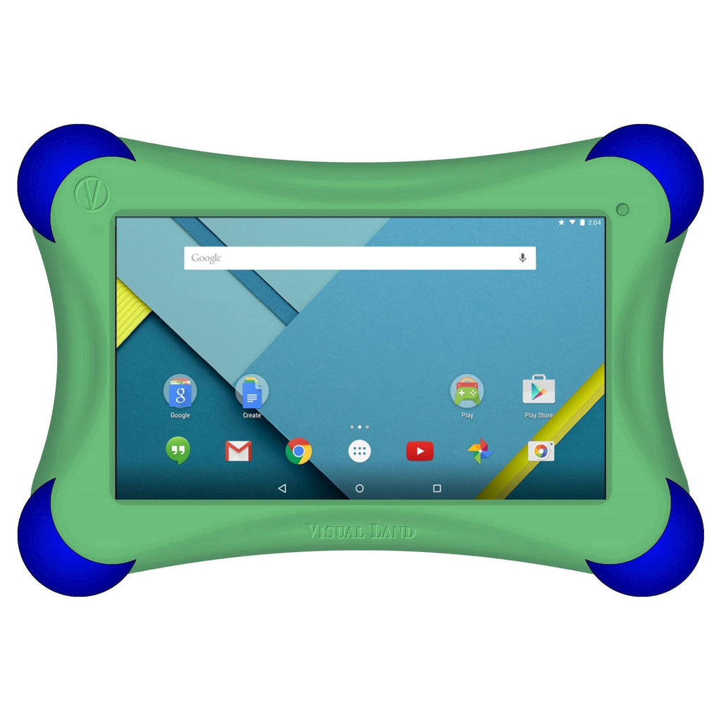 Green 7-Inch 16GB Android Tablet with Bumper J438