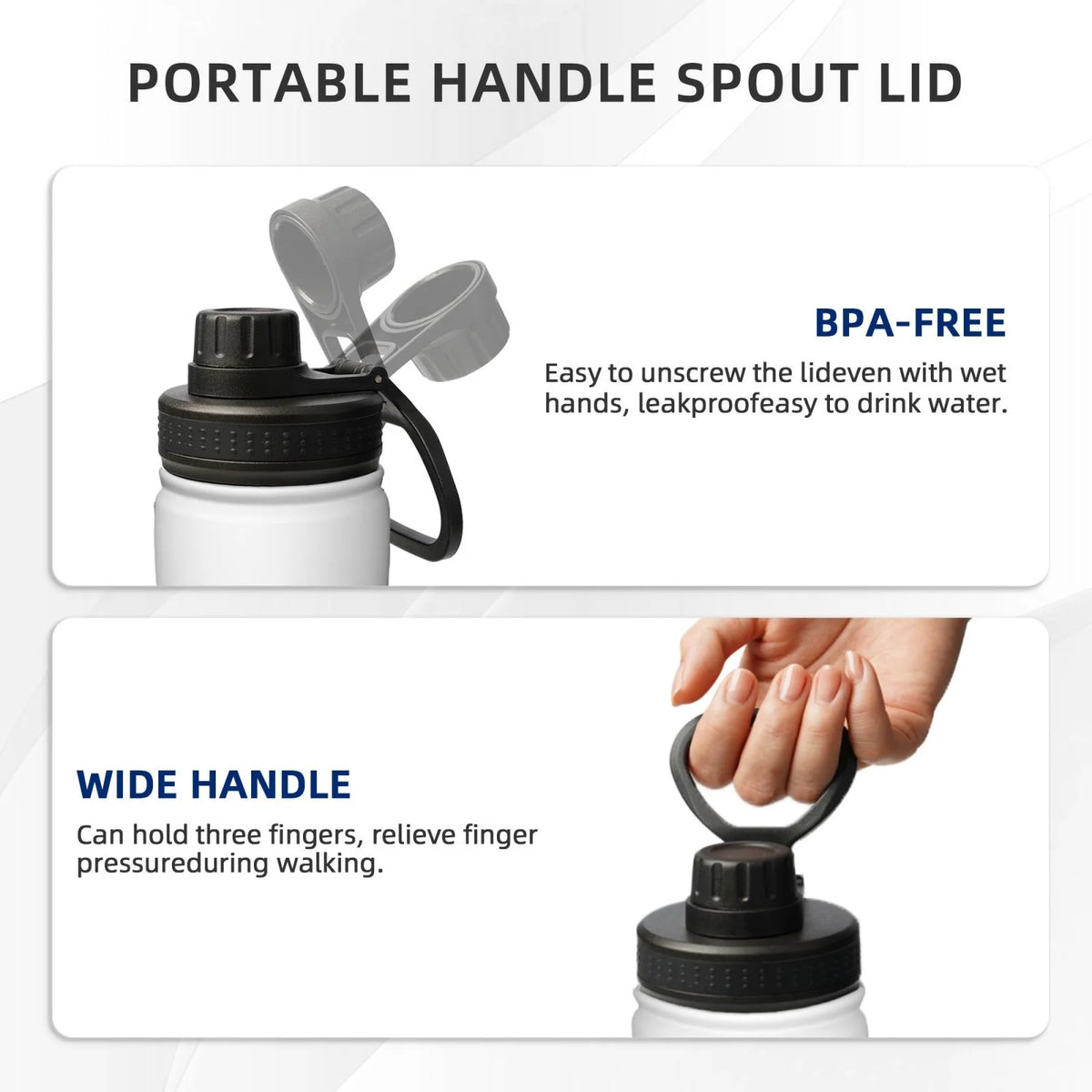 18OZ Stainless Steel Insulated Water Bottle W938