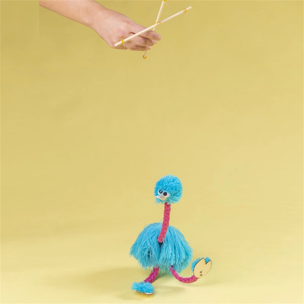 Ostrich Hand Puppets Bird String Puppet Educational Toys Y233005