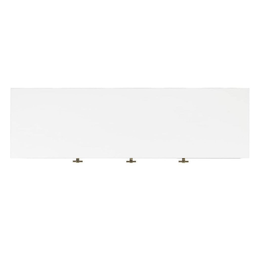 Black and White Washed Media Stand A80366