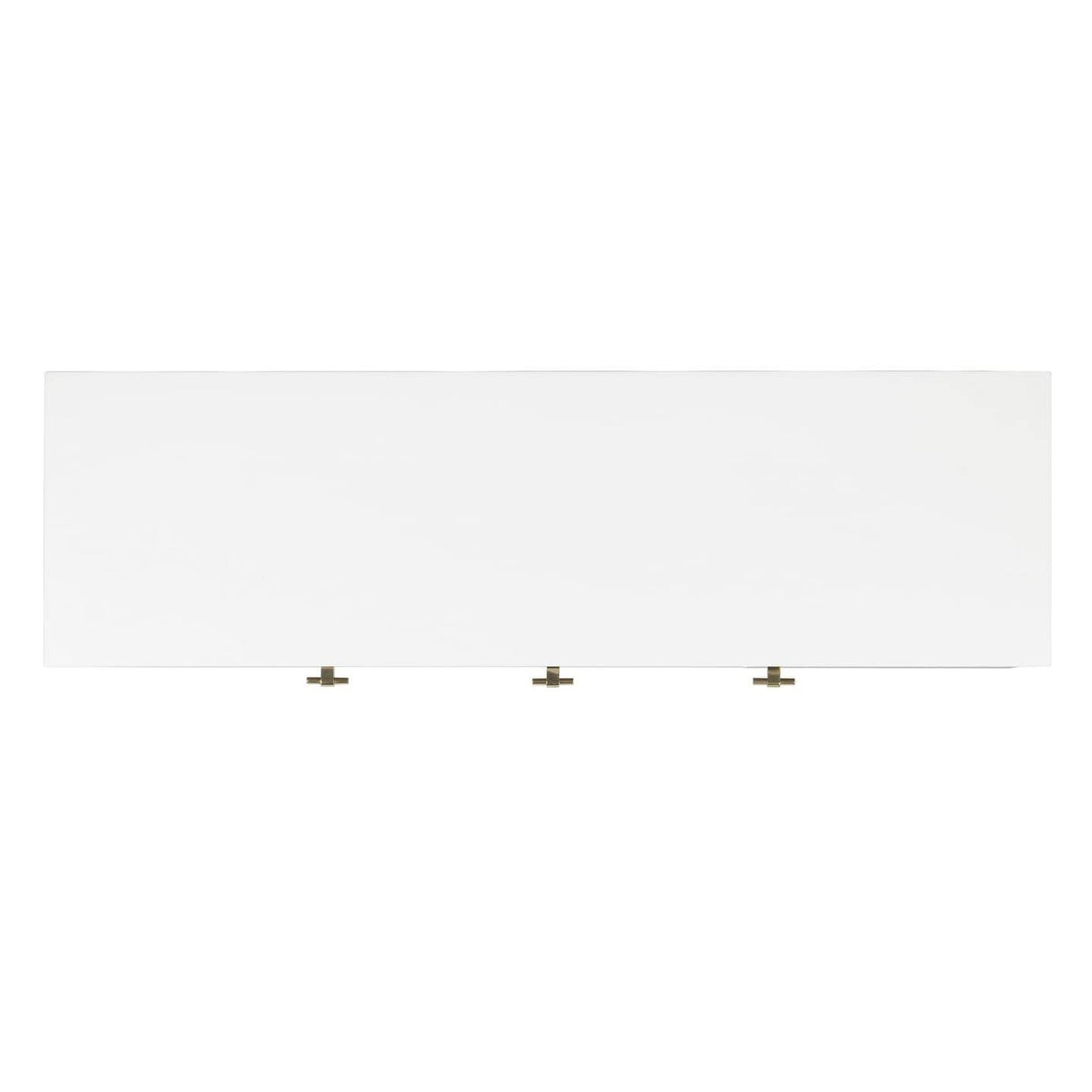 Black and White Washed Media Stand A80366