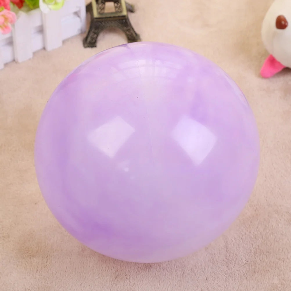 5pcs Plastic Air Filled Bouncy Rubber Balls Q6737