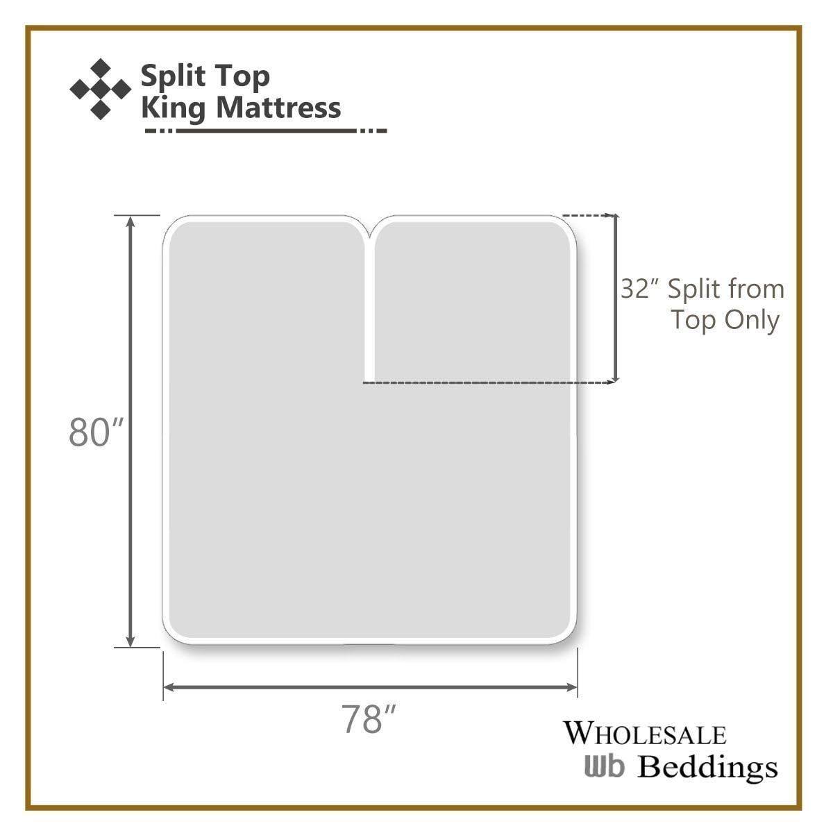 Split Top King Fitted Sheets Bamboo Hybrid E39869